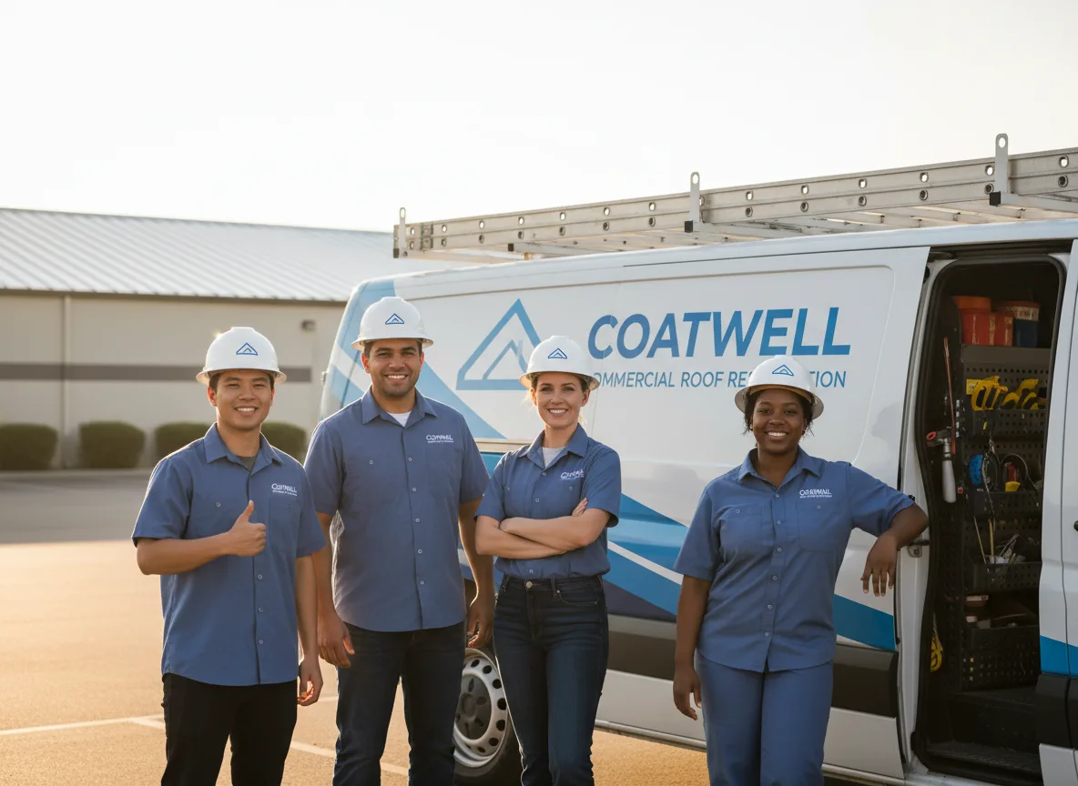 Commercial roof coating company in Ennis, TX
